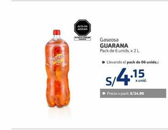 Makro Gaseosa guaraná oferta