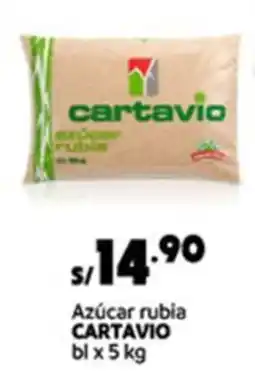 Plaza Vea Cartavio azúcar rubia bl oferta