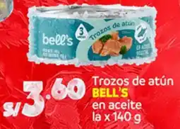 Plaza Vea Bell's trozos de atún en aceite la oferta