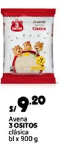 Plaza Vea 3 ositos avena clásica bl oferta