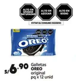 Plaza Vea Oreo galletas original pq oferta
