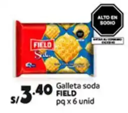 Plaza Vea Field galleta soda oferta