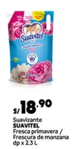 Plaza Vea Suavitel suavizante fresca primavera/ frescura de manzana dp oferta