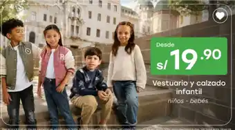 Vestuario y calzado infantil