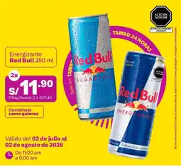 Tambo Red bull energizante oferta