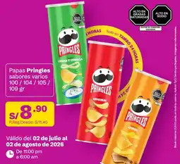 Tambo Pringles papas sabores varios oferta