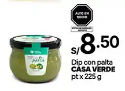 Plaza Vea Casa verde dip con palta pt oferta