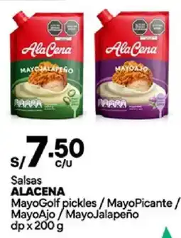 Plaza Vea Alacena mayogolf pickles / mayopicante / mayoajo/mayojalapeño oferta