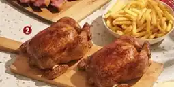 Plaza Vea Combo 2 pollos rostizados +2 porciones de papas +ají de la casa sachet oferta