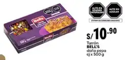 Plaza Vea Bell's turrón doña pepa cj oferta
