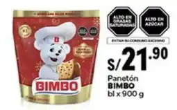 Plaza Vea Bimbo panetón bl oferta