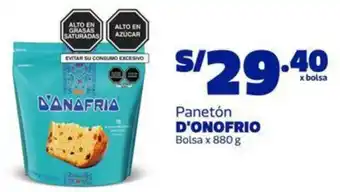 D'onofrio panetón bolsa