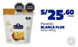 Makro Blanca flor panetón bolsa oferta