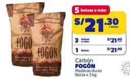 Makro Fogón carbón maderas duras bolsa oferta
