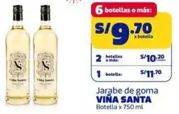 Makro Viña santa jarabe de goma botella oferta