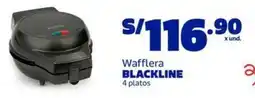 Makro Blackline wafflera 4 platos oferta