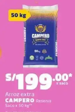 Makro Campero arroz extra reserva saco oferta