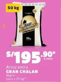 Makro Gran chalan arroz extra negro saco oferta