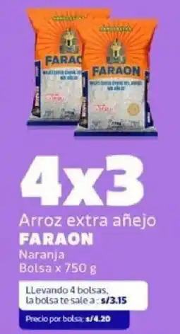 Makro Faraon arroz extra añejo naranja bolsa oferta