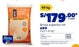 Makro Aro arroz superior nir saco oferta