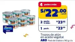 Makro Aro trozos de atún en aceite vegetal oferta