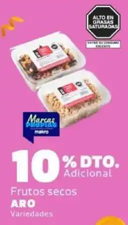 Makro Aro frutos secos variedades oferta