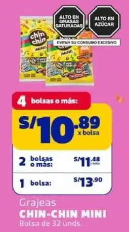 Makro Chin-chin mini grajeas bolsa oferta