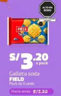 Makro Field galleta soda oferta