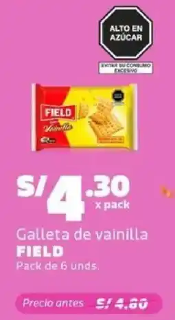 Makro Field galleta de vainilla oferta