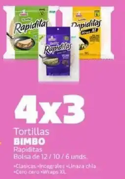 Makro Bimbo tortillas bolsa oferta