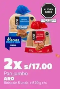 Makro Aro pan jumbo bolsa oferta