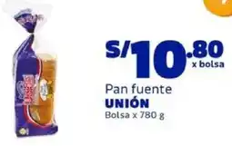 Makro Unión pan fuente bolsa oferta