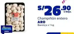 Makro Aro champiñón entero bandeja oferta