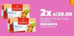Makro Redondos nuggets de pechuga de pollo caja oferta