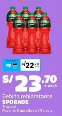 Makro Sporade bebida rehidratante oferta