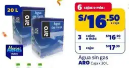 Makro Aro agua sin gas caja oferta