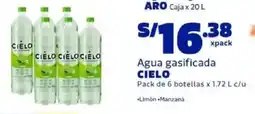 Makro Cielo agua gasificada oferta