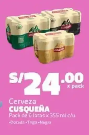 Makro Cusqueña cerveza oferta