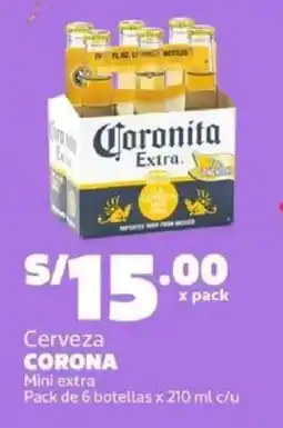 Makro Corona cerveza mini extra oferta