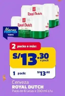 Makro Royal dutch cerveza oferta