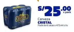 Makro Cristal cerveza oferta