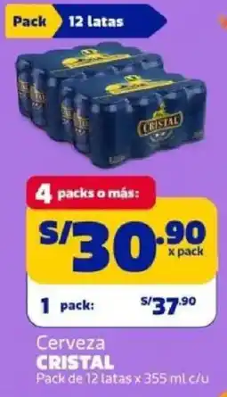 Makro Cristal cerveza oferta