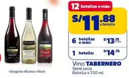 Makro Tabernero vino semi seco botella oferta