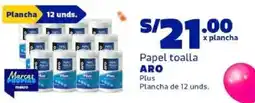 Makro Aro papel toalla plus oferta