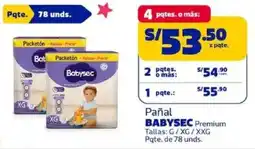 Makro Babysec pañal premium oferta