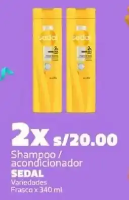 Makro Sedal shampoo / acondicionador variedades frasco oferta