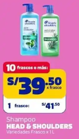 Makro Head & shoulders shampoo variedades frasco oferta