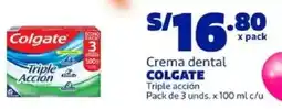 Makro Colgate crema dental triple acción oferta