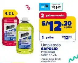 Makro Sapolio limpiatodo profesional galón oferta