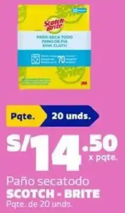 Makro Scotch-brite paño secatodo oferta